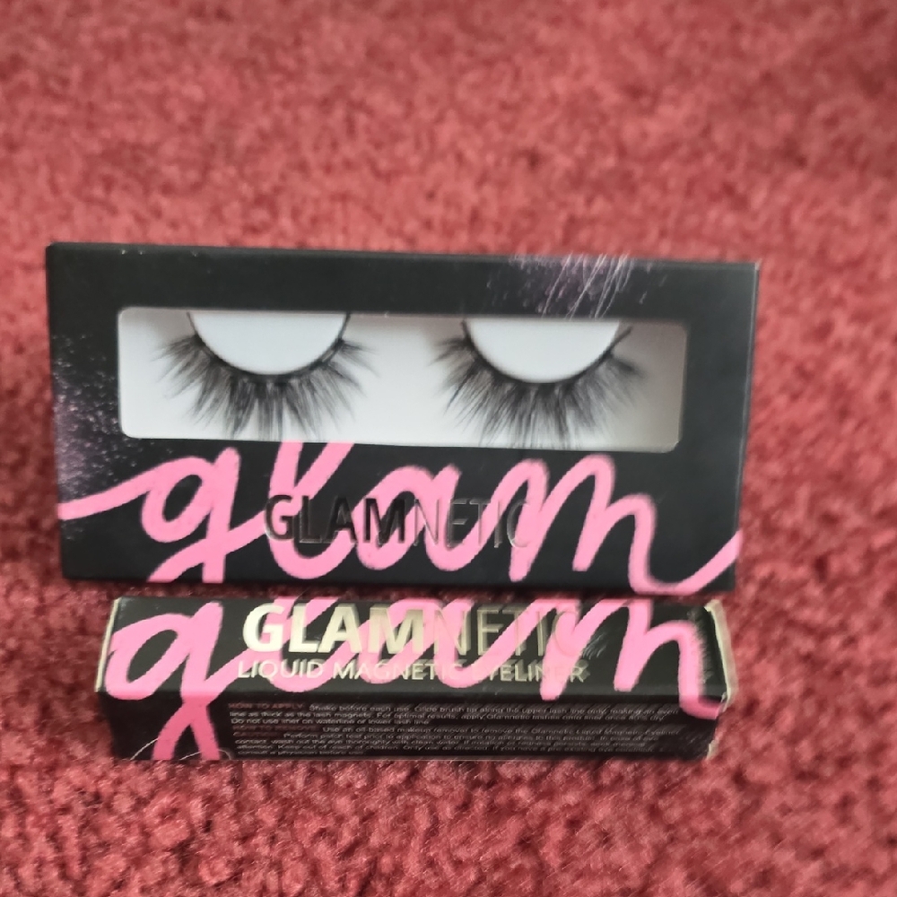 Glamnetic Black Magnetic Eyelashes with Magnetic Eyeliner